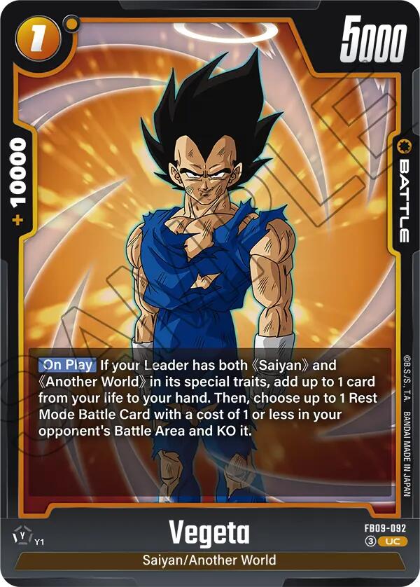 Vegeta (FB09-092) [Dual Evolution]
