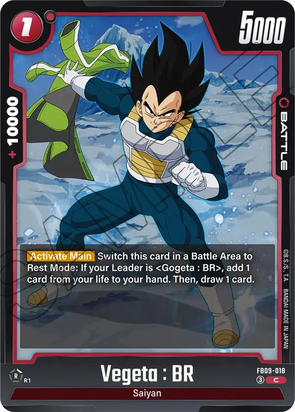 Vegeta : BR (FB09-018) [Dual Evolution]