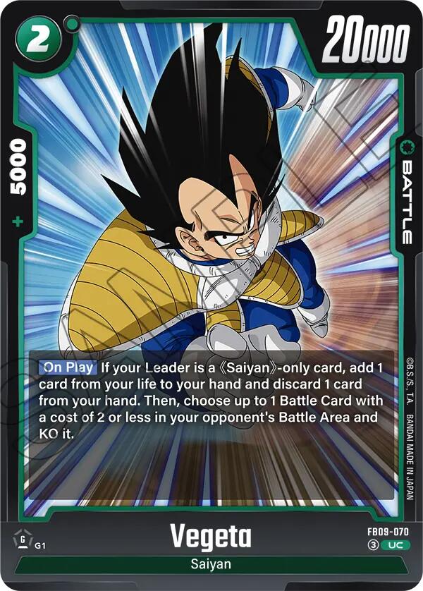 Vegeta (FB09-070) [Dual Evolution]