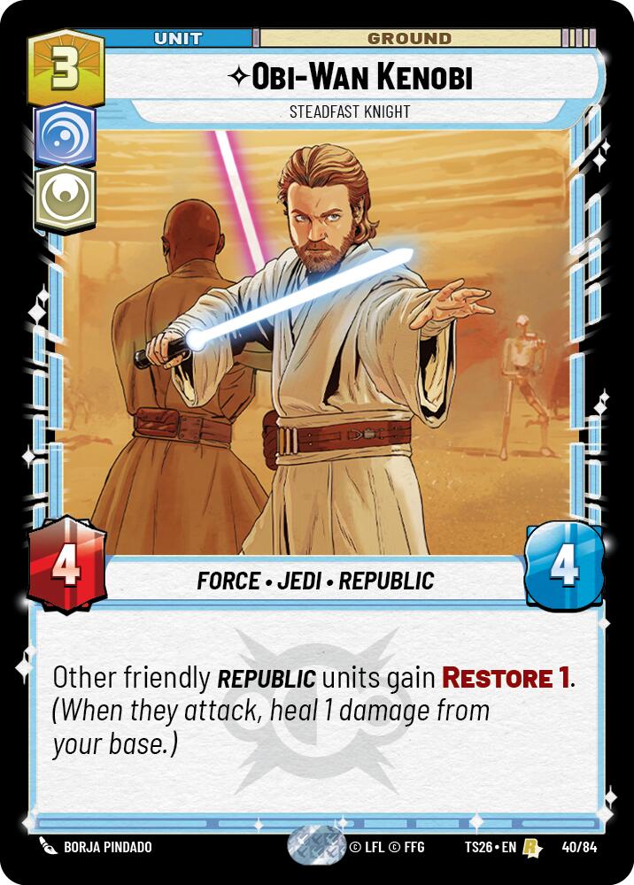Obi-Wan Kenobi - Steadfast Knight (40/84) (40/84) [Twin Suns]