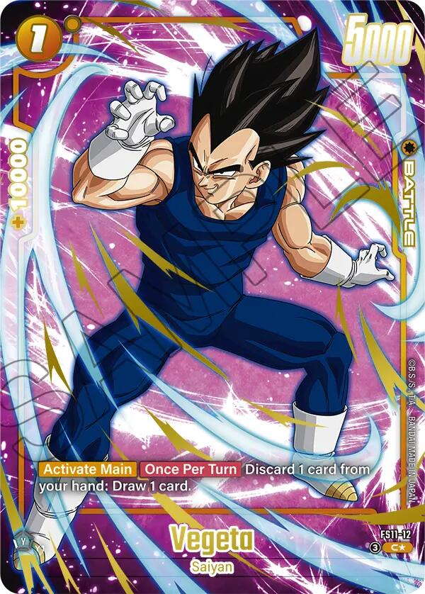 Vegeta (FS11-12) (Gold) [Starter Deck EX: The Phase of Evolution]