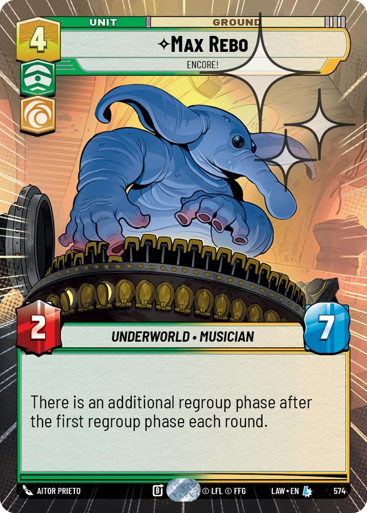 Max Rebo - Encore! (336) (Hyperspace Foil) (336) [A Lawless Time]